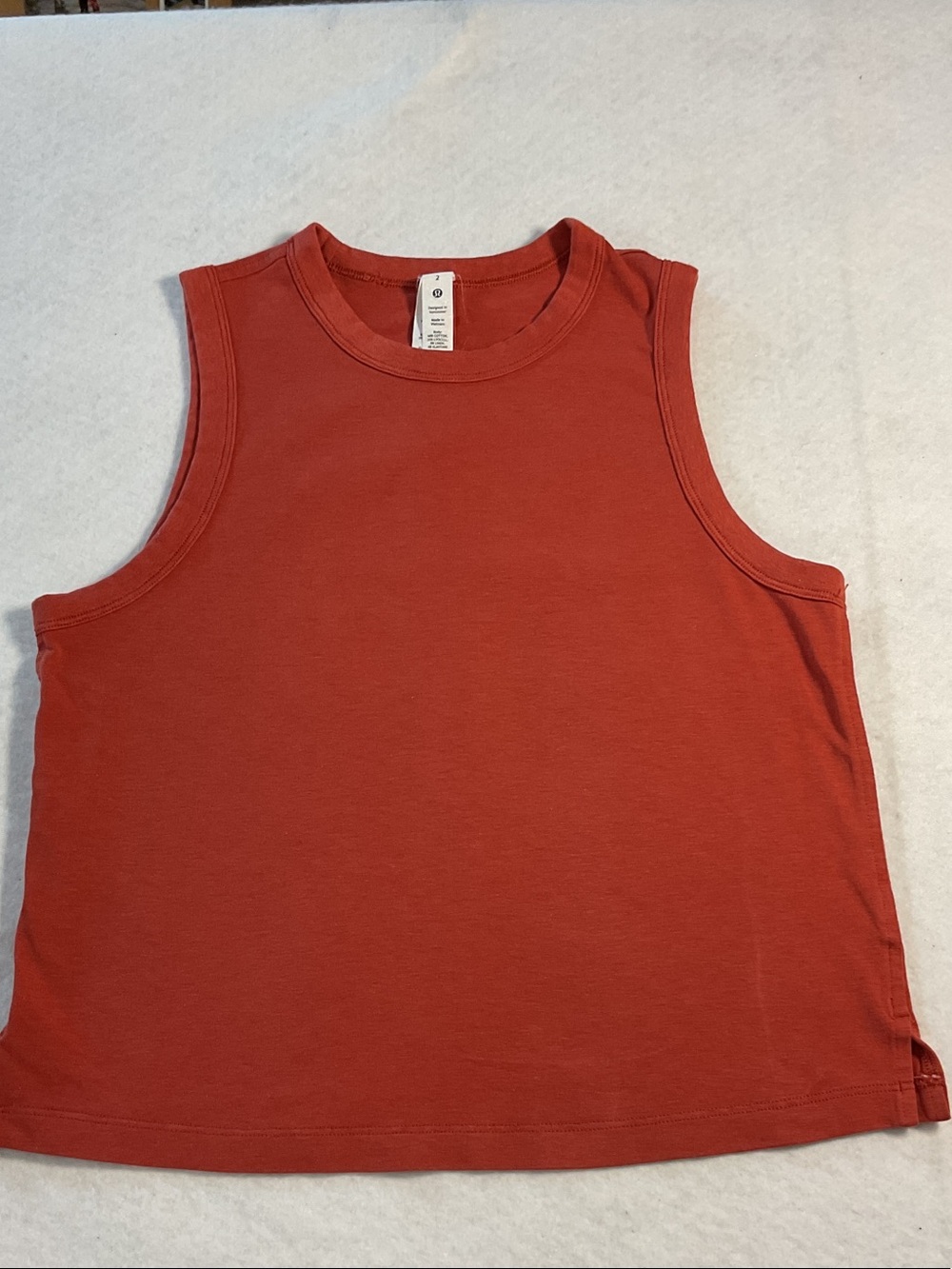 lululemon athletica Women's Sleeveless Tank Top - Rust